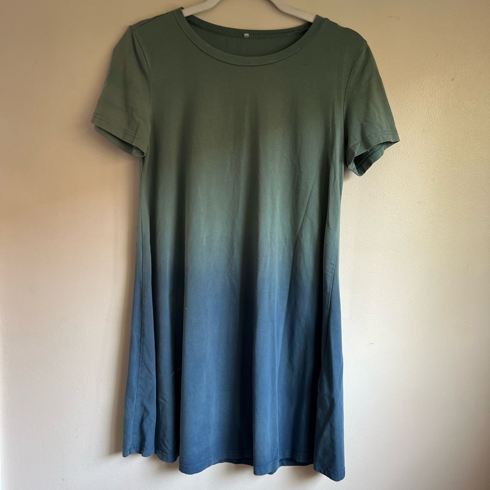 Ombre T-shirt Dress